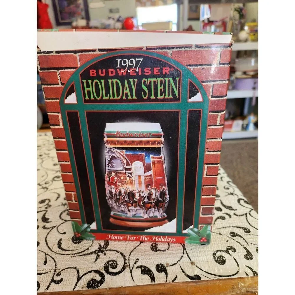 1997 Budweiser Holiday Stein